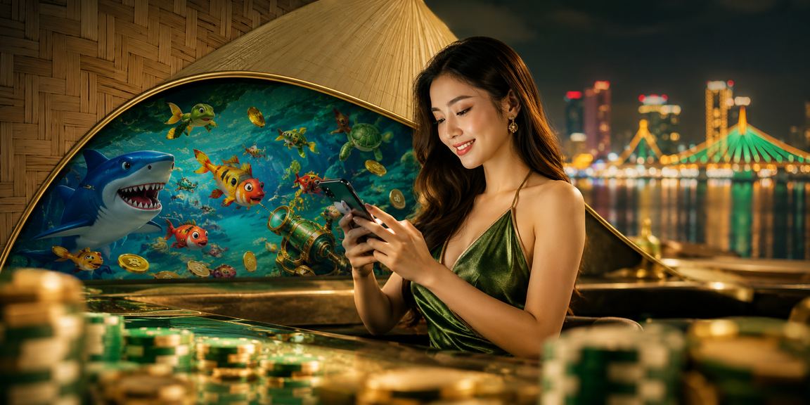 Đà Nẵng – hình ảnh bắn cá và nón lá gợi phong cách giải trí trực tuyến Việt Nam tại xsmf