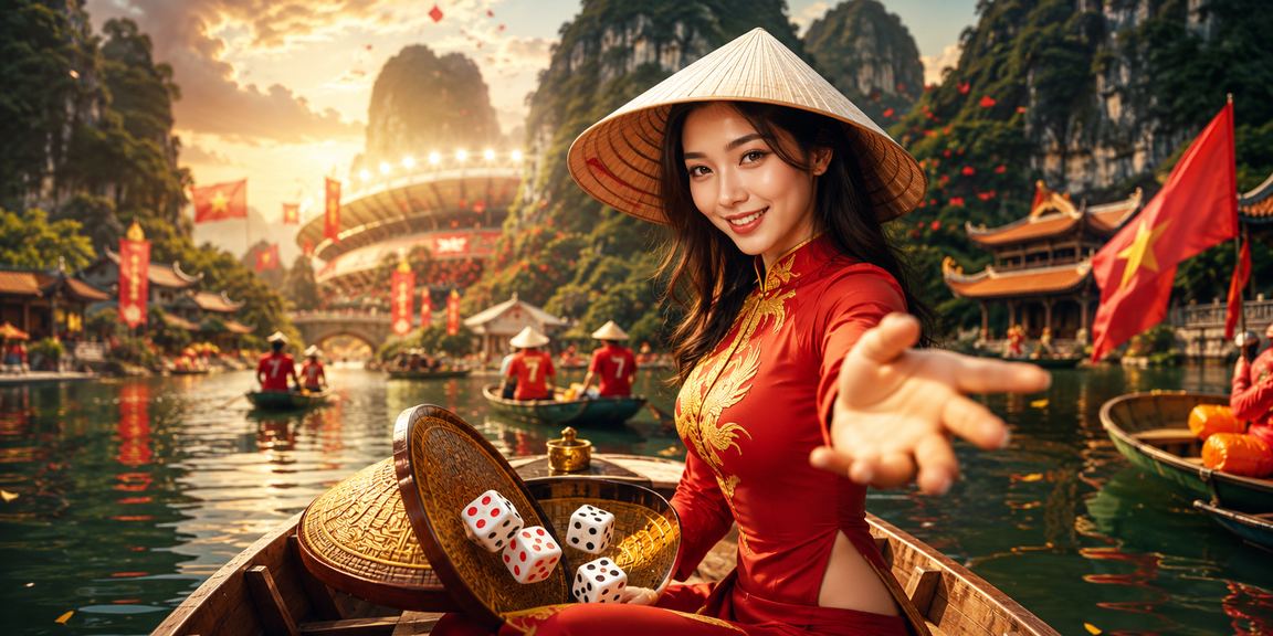 Bộ xúc xắc Tài Xỉu trên nền văn hóa Ninh Bình, biểu tượng trò chơi dân gian số hóa